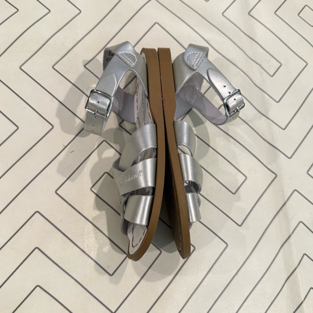 Salt Water Silver Sandals - Picture 10 of 14